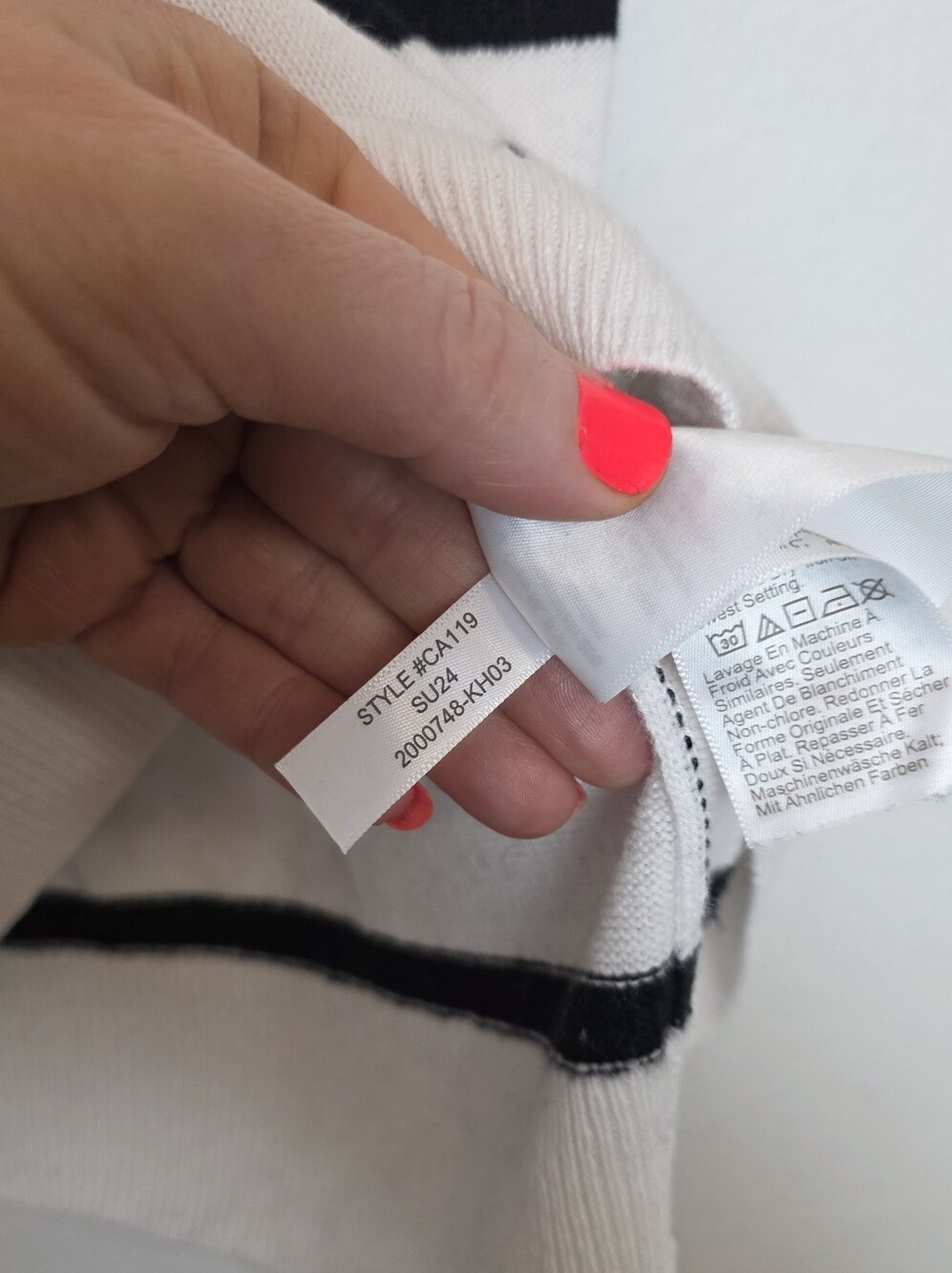 J CREW White Striped Linen-Blend Short Sleeve Polo Sweater Top Coastal 2024 Sz S - Picture 11 of 12